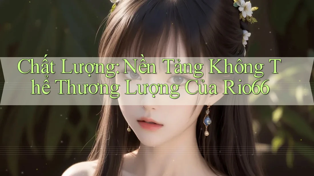 Chất Lượng: Nền Tảng Không Thể Thương Lượng Của Rio66 Chất Lượng: Nền Tảng Không Thể Thương Lượng Của Rio66