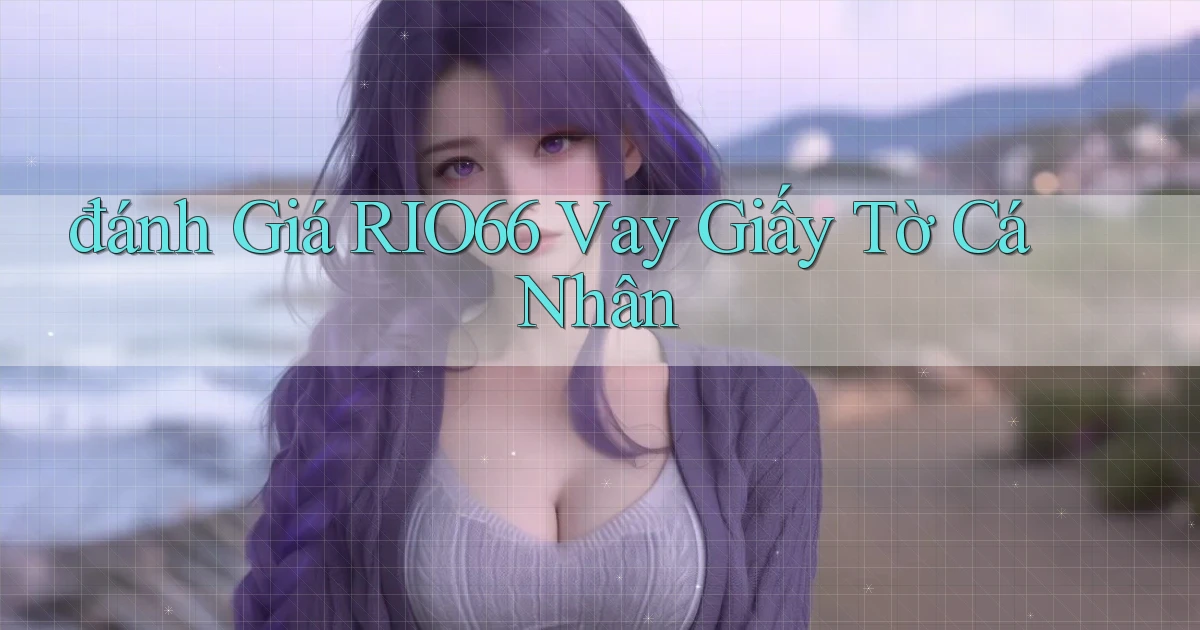 đánh giá rio66 vay giấy tờ cá nhân