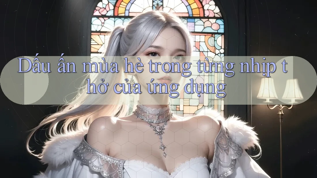 Dấu ấn mùa hè trong từng nhịp thở của ứng dụng