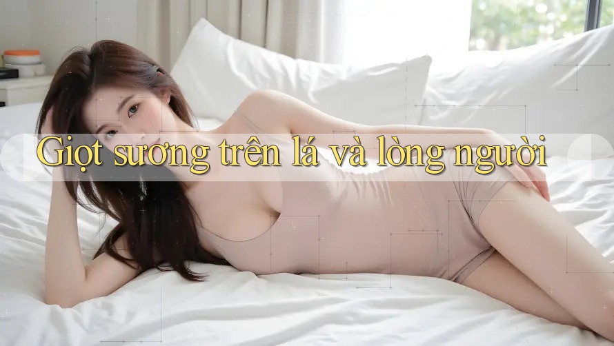 Giọt sương trên lá và lòng người
