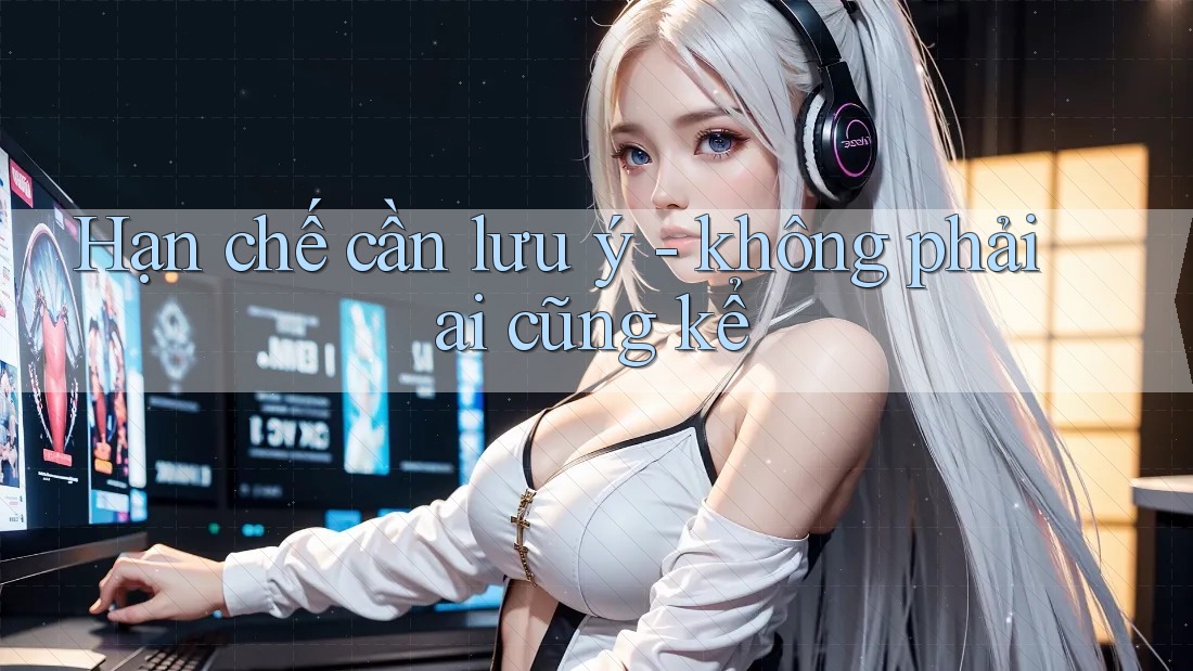 Hạn chế cần lưu ý - không phải ai cũng kể Hạn chế cần lưu ý - không phải ai cũng kể