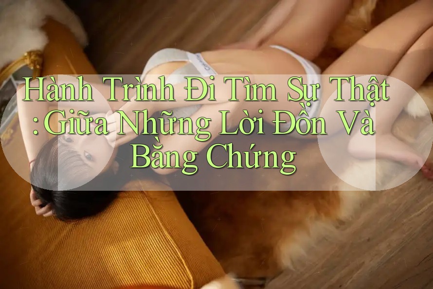 Hành Trình Đi Tìm Sự Thật: Giữa Những Lời Đồn Và Bằng Chứng Hành Trình Đi Tìm Sự Thật: Giữa Những Lời Đồn Và Bằng Chứng