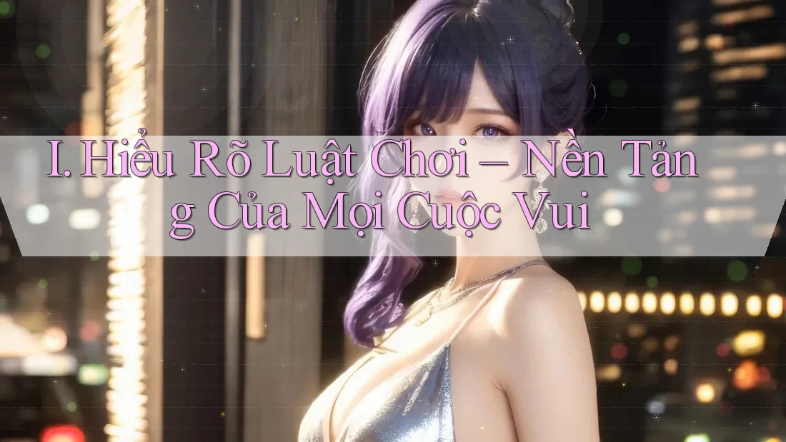 I. Hiểu Rõ Luật Chơi – Nền Tảng Của Mọi Cuộc Vui I. Hiểu Rõ Luật Chơi – Nền Tảng Của Mọi Cuộc Vui