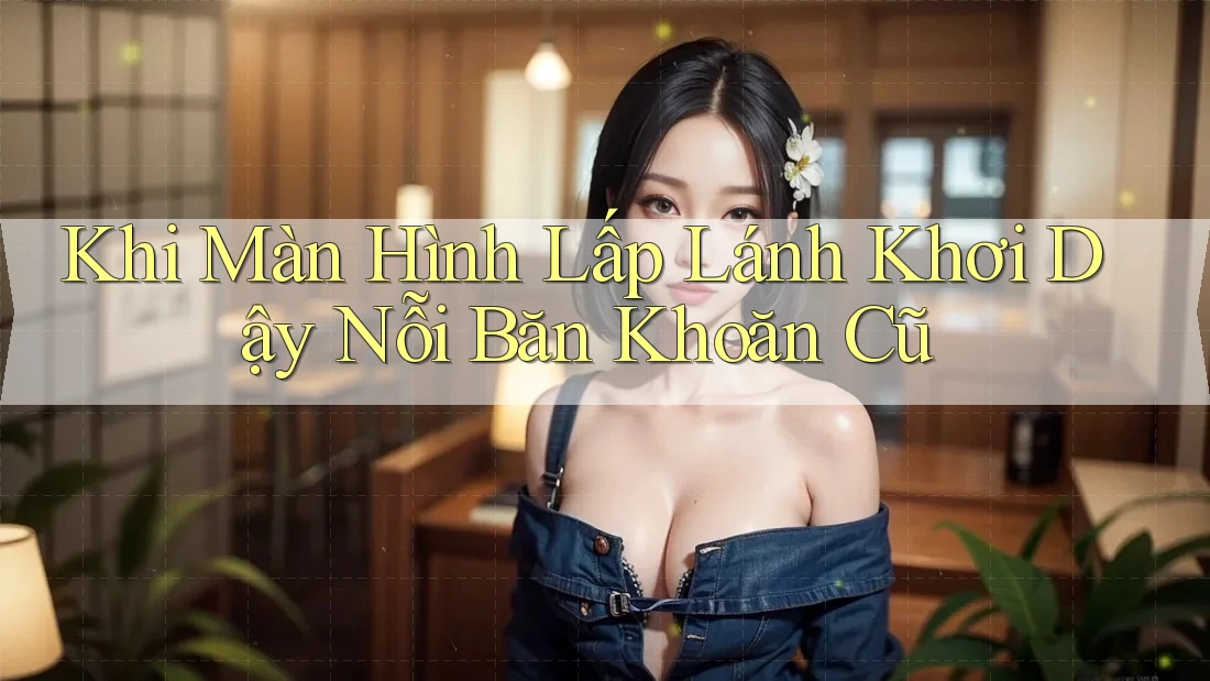 Khi Màn Hình Lấp Lánh Khơi Dậy Nỗi Băn Khoăn Cũ Khi Màn Hình Lấp Lánh Khơi Dậy Nỗi Băn Khoăn Cũ