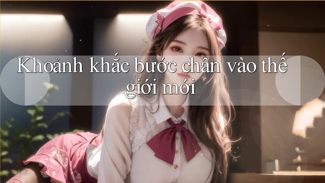 Khoảnh khắc bước chân vào thế giới mới Khoảnh khắc bước chân vào thế giới mới