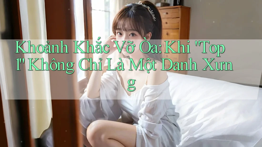 Khoảnh Khắc Vỡ Òa: Khi “Top 1” Không Chỉ Là Một Danh Xưng Khoảnh Khắc Vỡ Òa: Khi “Top 1” Không Chỉ Là Một Danh Xưng