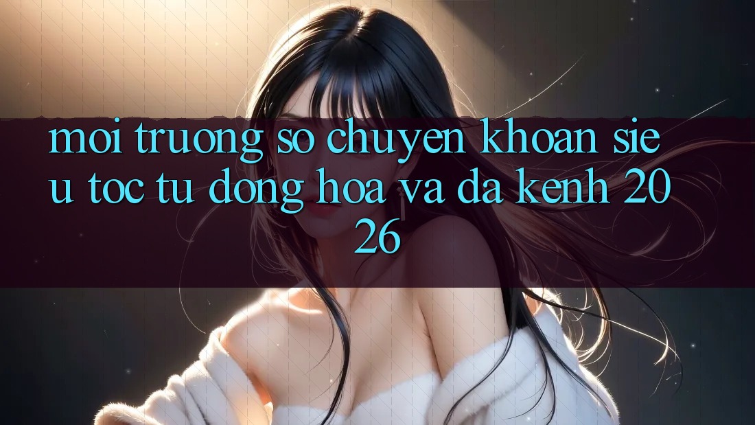 Môi trường số Chuyển khoản Siêu Tốc: Tự Động Hóa Và Đa Kênh 2026 Môi trường số Chuyển khoản Siêu Tốc: Tự Động Hóa Và Đa Kênh 2026