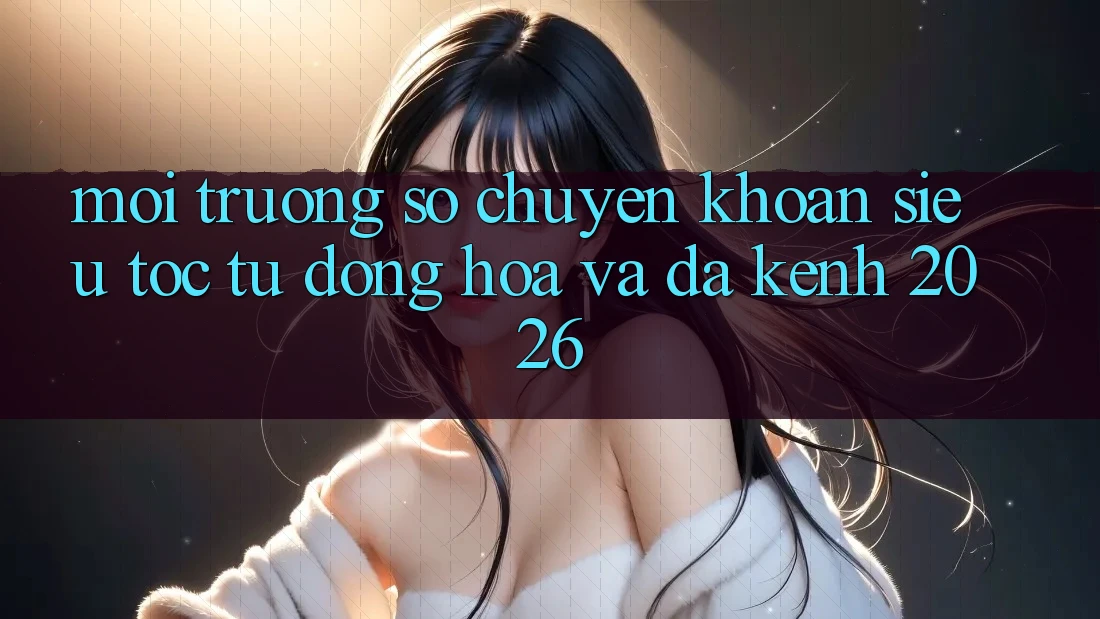 Môi trường số Chuyển khoản Siêu Tốc: Tự Động Hóa Và Đa Kênh 2026 Môi trường số Chuyển khoản Siêu Tốc: Tự Động Hóa Và Đa Kênh 2026