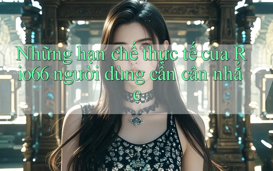 Những hạn chế thực tế của Rio66 người dùng cần cân nhắc