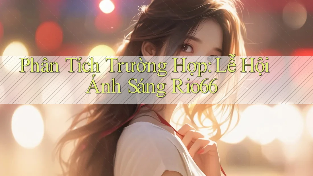 Phân Tích Trường Hợp: Lễ Hội Ánh Sáng Rio66 Phân Tích Trường Hợp: Lễ Hội Ánh Sáng Rio66