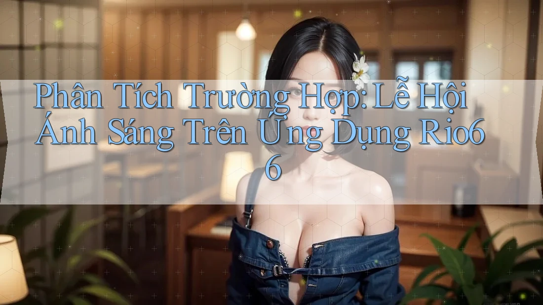 Phân Tích Trường Hợp: Lễ Hội Ánh Sáng Trên Ứng Dụng Rio66 Phân Tích Trường Hợp: Lễ Hội Ánh Sáng Trên Ứng Dụng Rio66