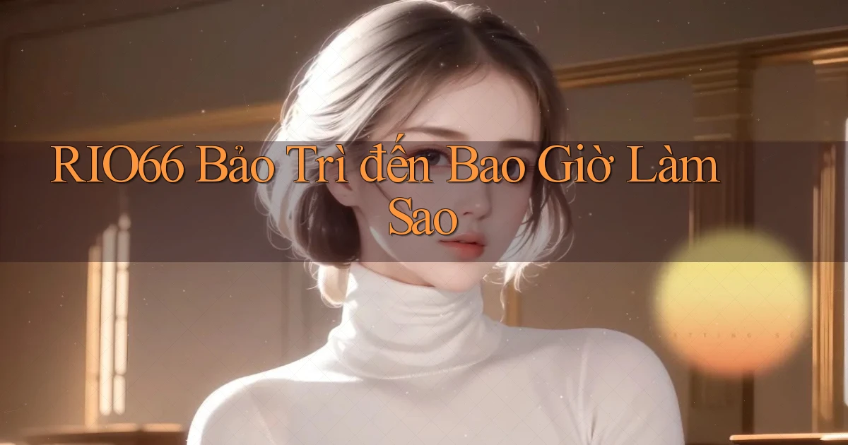 rio66 bảo trì đến bao giờ làm sao