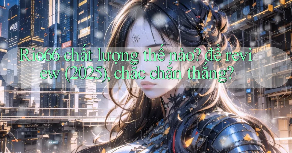 Rio66 chất lượng thế nào để review (2025), chắc chắn thắng