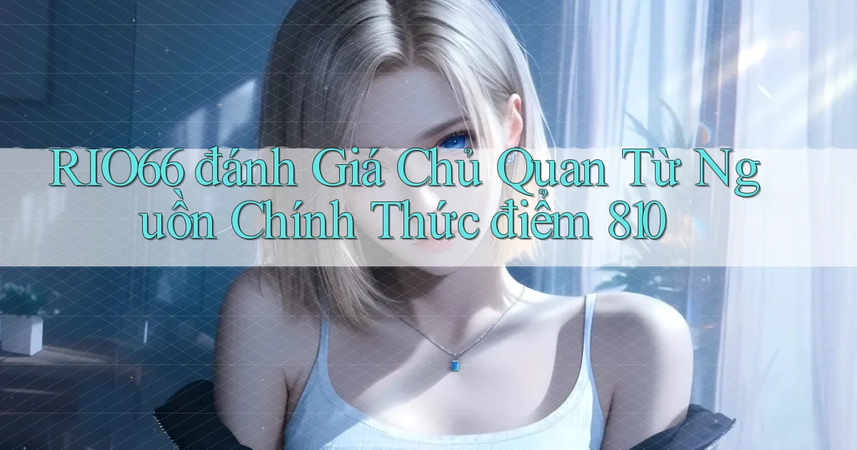Rio66 đánh giá chủ quan từ nguồn chính thức điểm 810