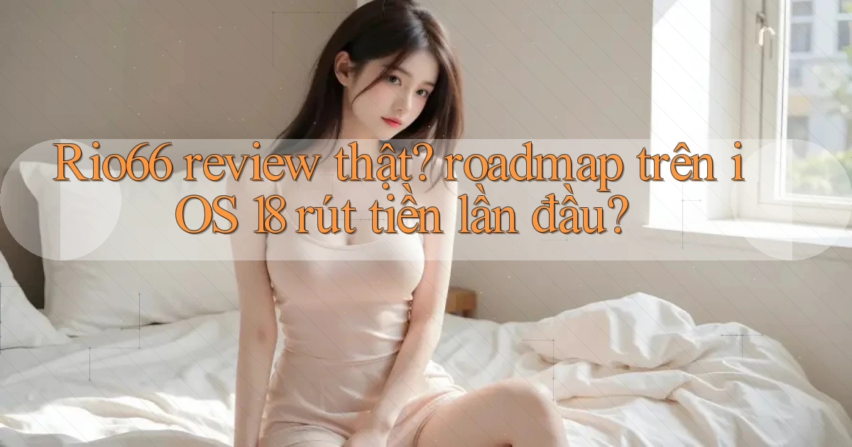 Rio66 review thật roadmap trên iOS 18 rút tiền lần đầu