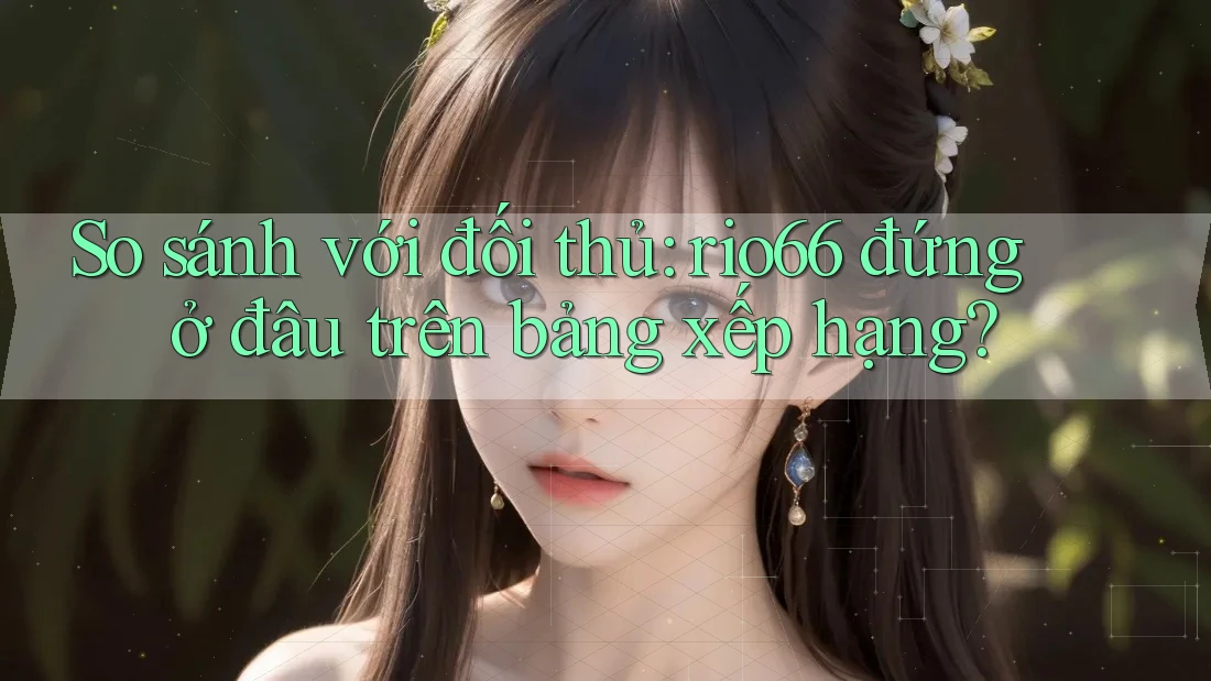 So sánh với đối thủ: rio66 đứng ở đâu trên bảng xếp hạng? So sánh với đối thủ: rio66 đứng ở đâu trên bảng xếp hạng?
