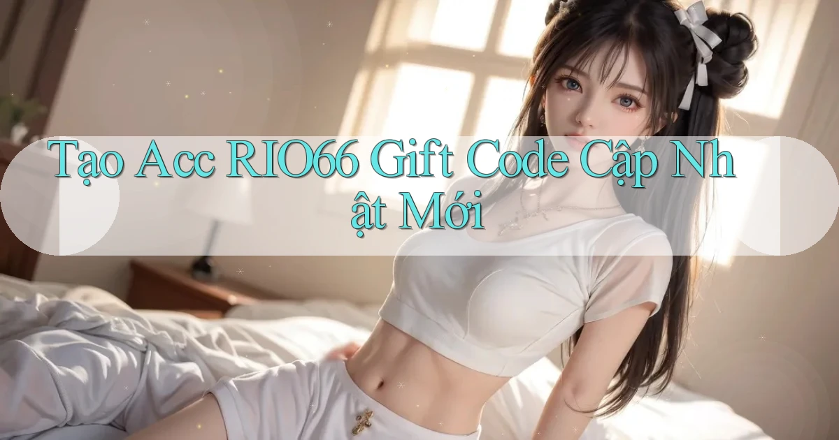 tạo acc rio66 gift code cập nhật mới