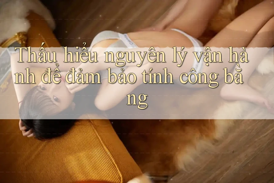 Thấu hiểu nguyên lý vận hành để đảm bảo tính công bằng