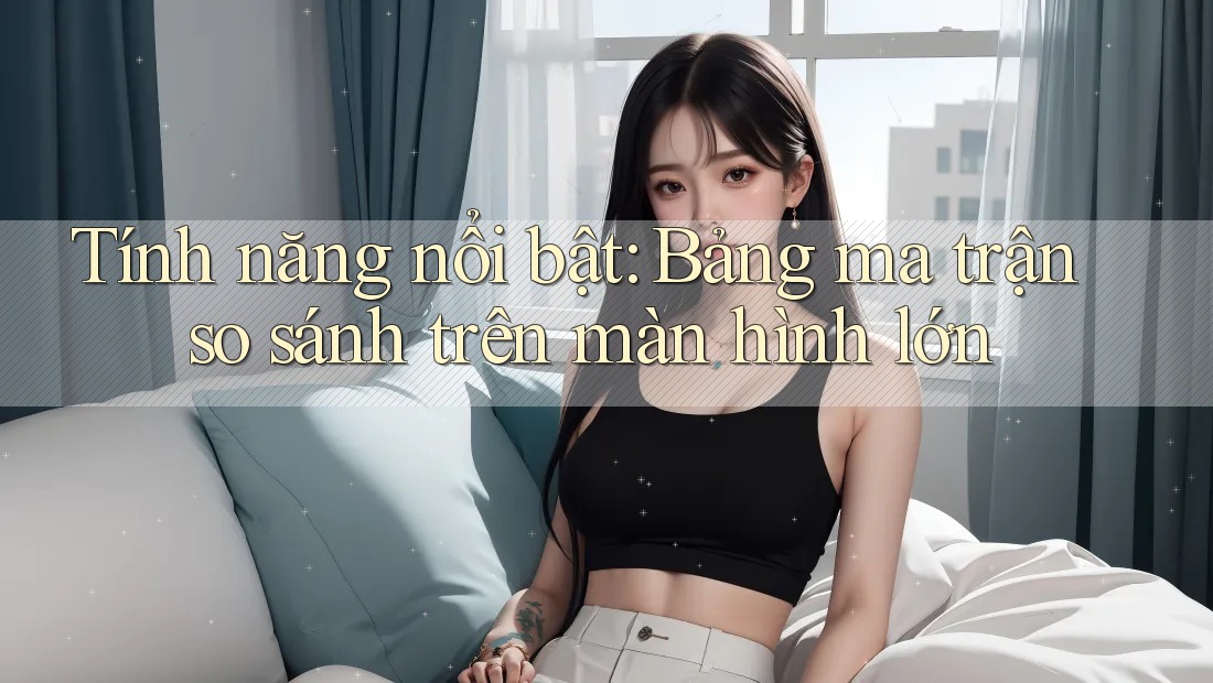 Tính năng nổi bật: Bảng ma trận so sánh trên màn hình lớn Tính năng nổi bật: Bảng ma trận so sánh trên màn hình lớn
