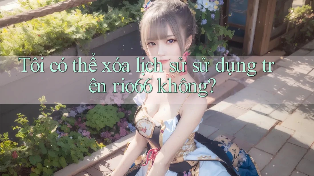 Tôi có thể xóa lịch sử sử dụng trên rio66 không? Tôi có thể xóa lịch sử sử dụng trên rio66 không?